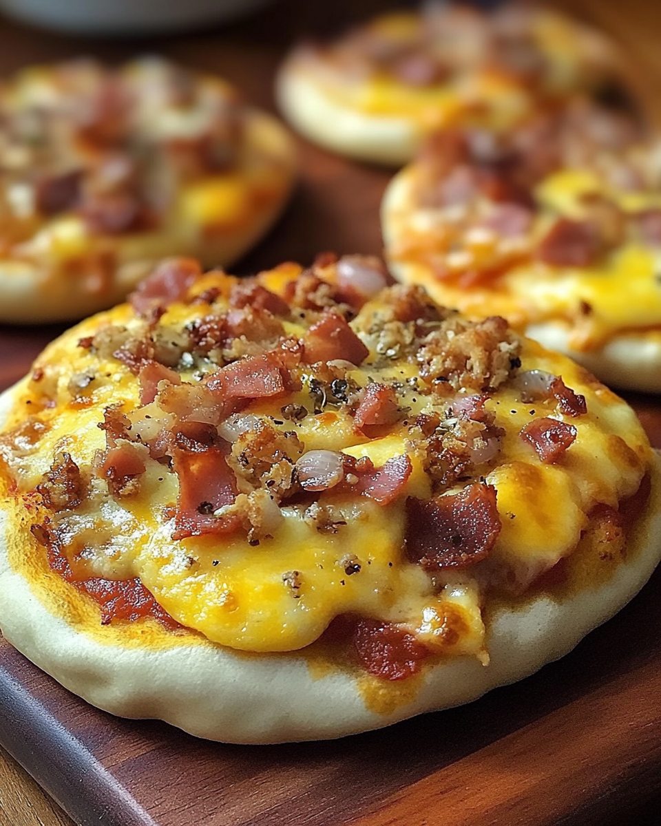 English Muffin Breakfast Pizza