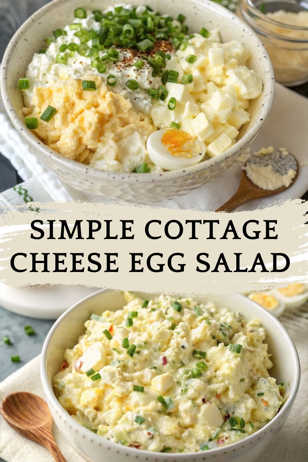 Simple Cottage Cheese Egg Salad – A High-Protein, Low-Carb Classic with a Creamy Twist