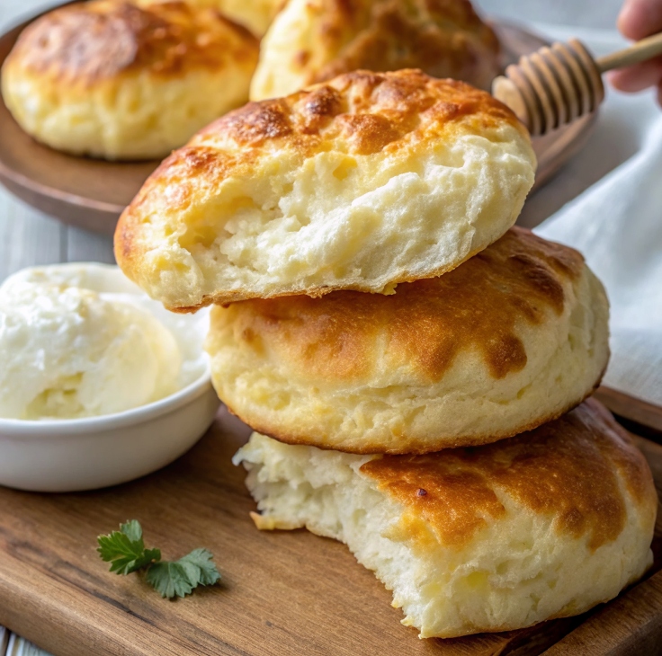 Fluffy Cottage Cheese Cloud Bread – Light, Airy, and Naturally Protein-Packed!